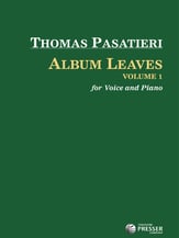 Album Leaves, Vol. 1 Vocal Solo & Collections sheet music cover